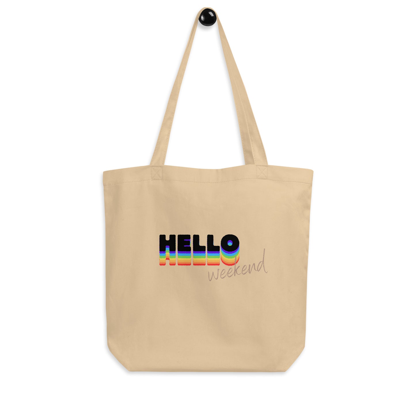 Tote Bag en coton Bio "Hello Weekend"