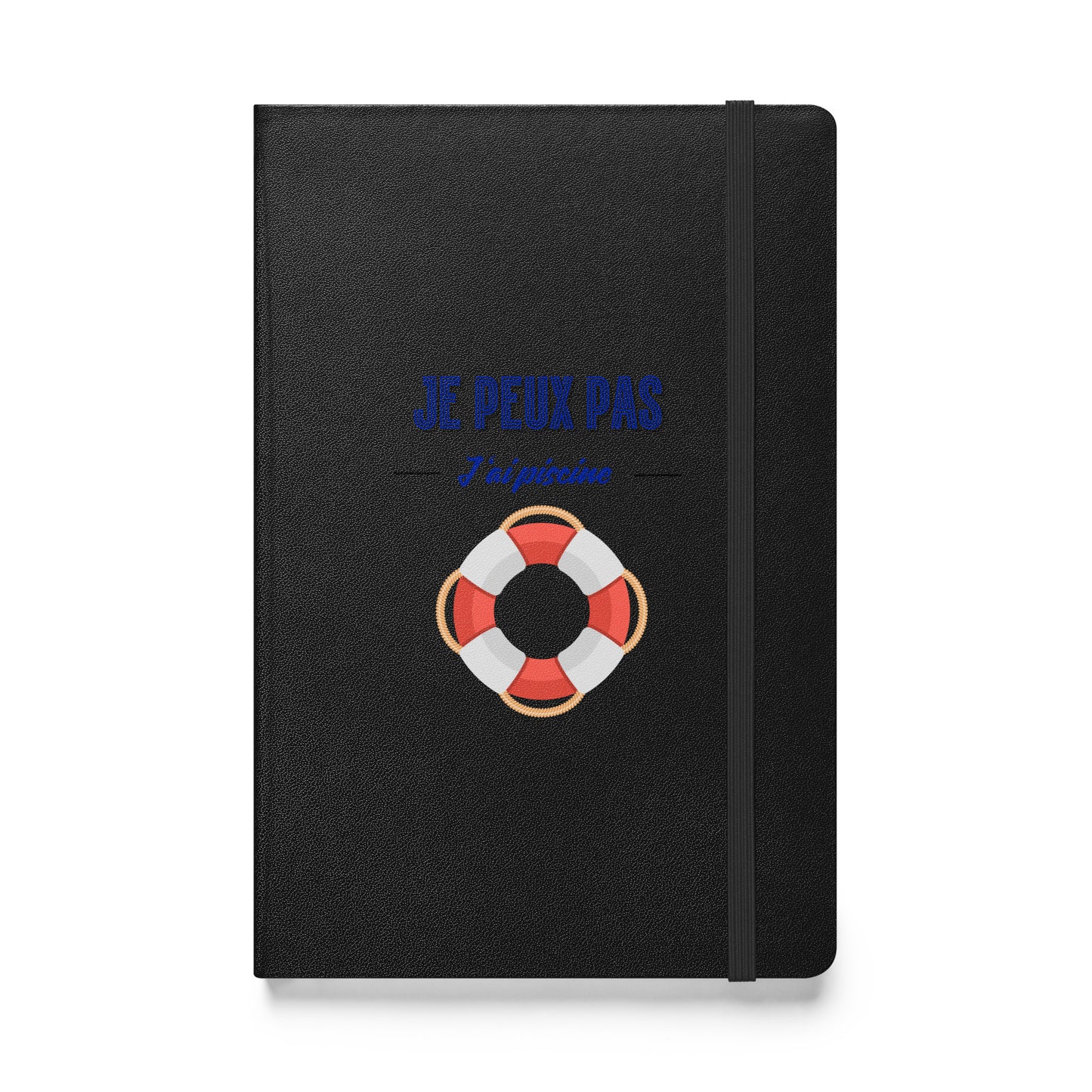 Carnet à couverture rigide - "J'ai piscine"