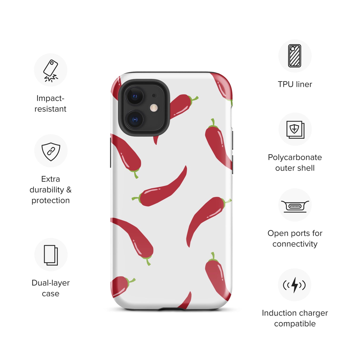 Coque d'iPhone® rigide - Pimenté