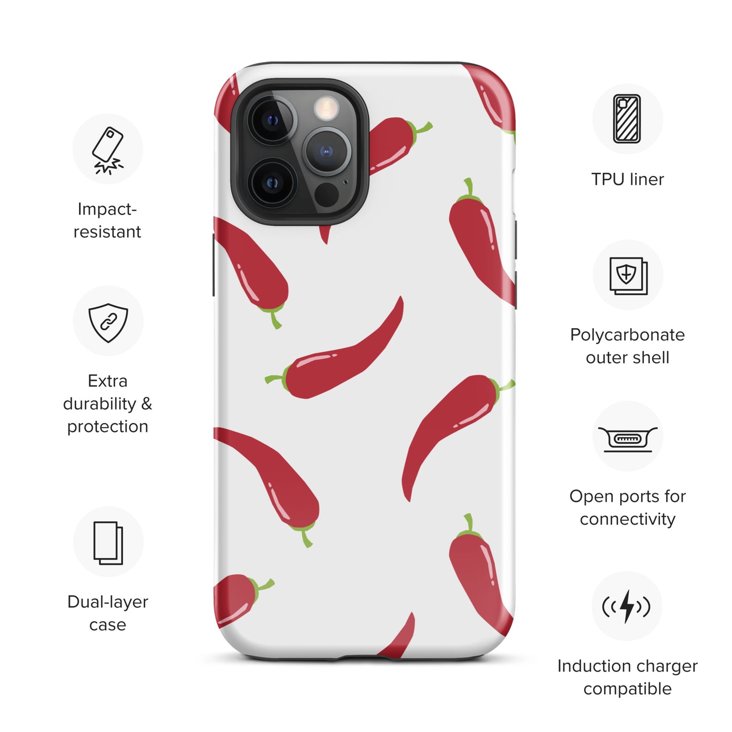 Coque d'iPhone® rigide - Pimenté