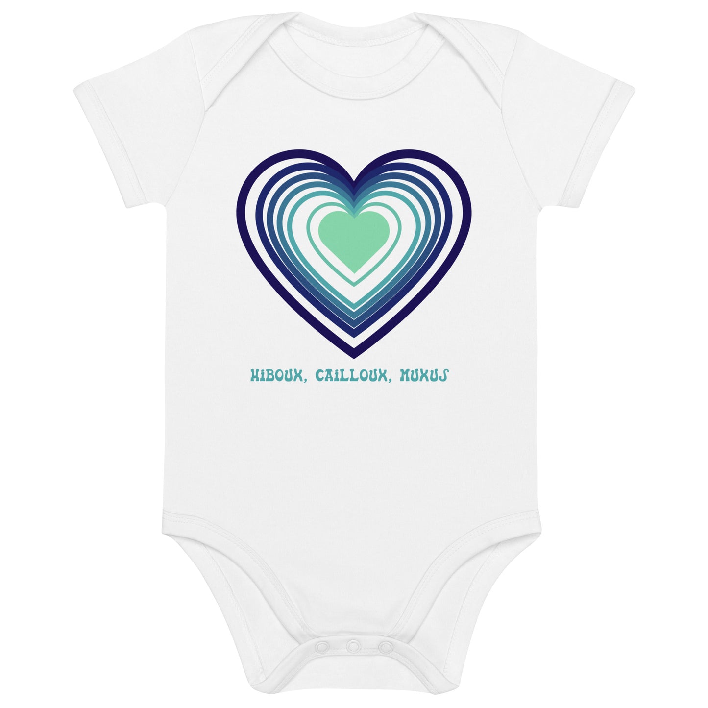 Body en coton bio - Muxus (bisous basque)